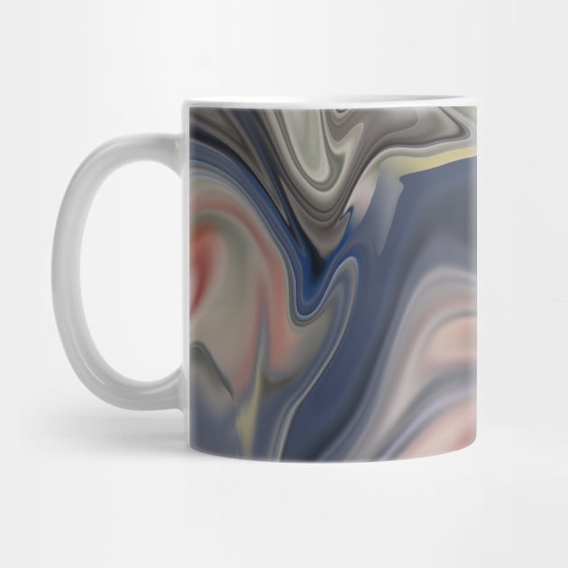 Colorful Silk Marble - Digital Liquid Paint by GenAumonier